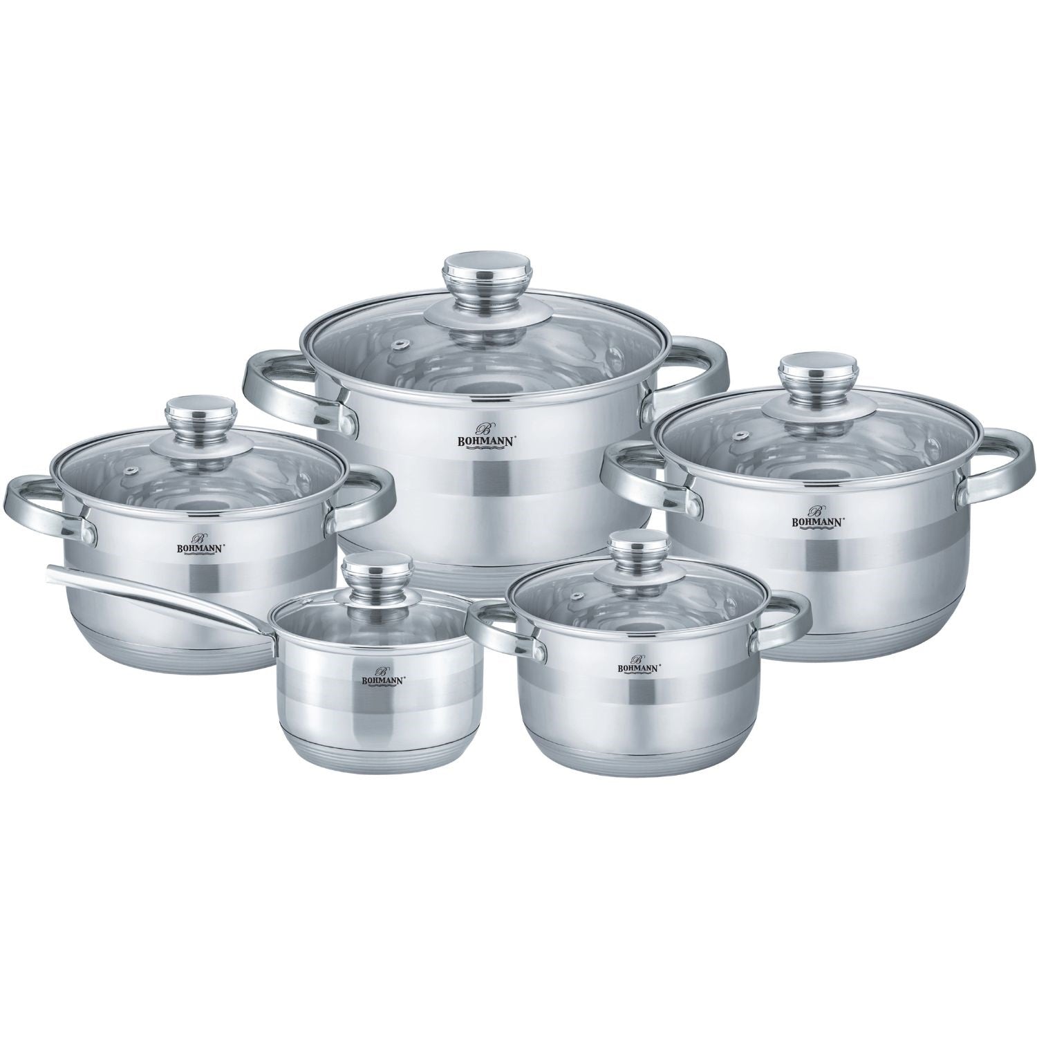 BOHMANN 10 PCS COOKWARE SET